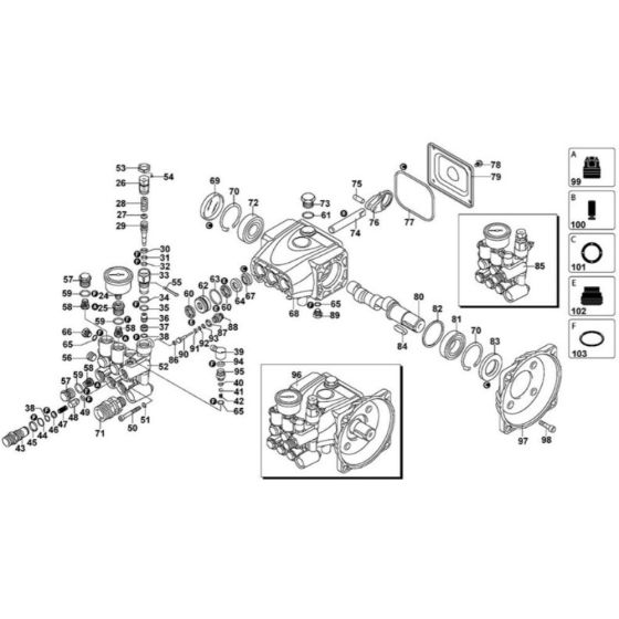 Guide Assembly for DeWalt DXPW003CE Pressure Washer