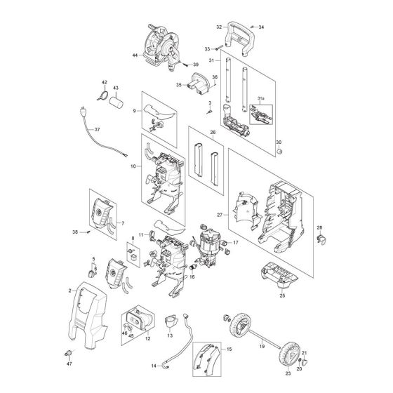 Nilfisk E 140.3-9 Assembly