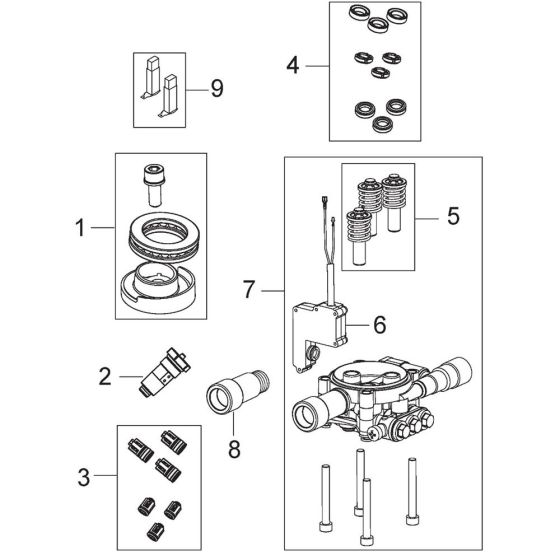 Motor Pump Assembly for Nilfisk