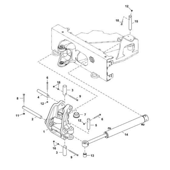 Boom Swing Frame for BobCat E17
