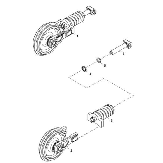 Track Tensioner for BobCat E17