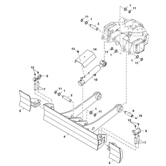 Blade Assembly for BobCat E17