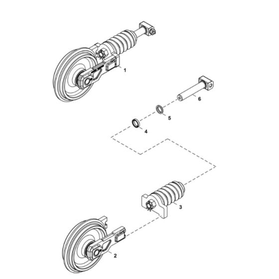Track Tensioner for BobCat E17Z