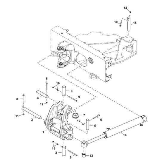 Boom Swing Frame for BobCat E17Z