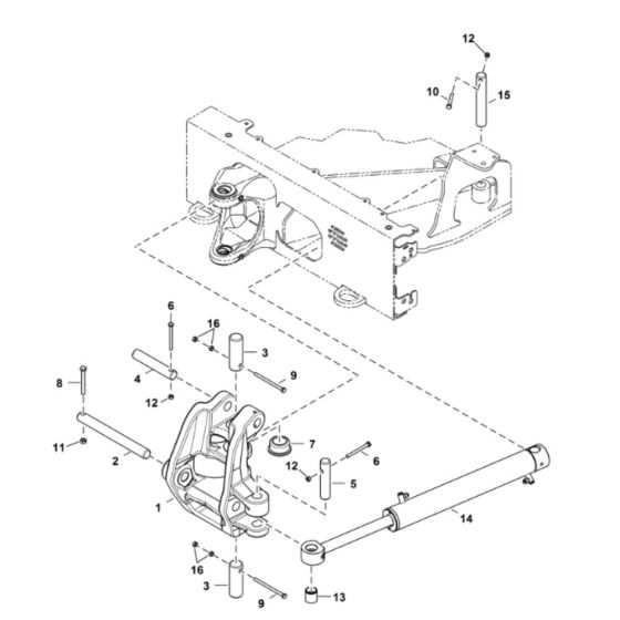 Boom Swing Frame for BobCat E19