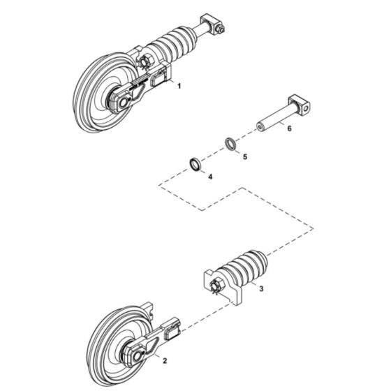 Track Tensioner for BobCat E20
