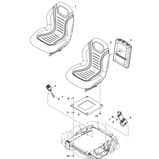 Vinyl Seat for BobCat E20