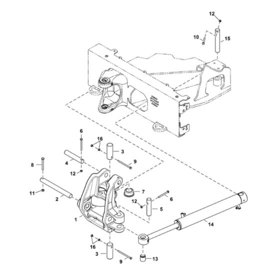 Boom Swing Frame for BobCat E20