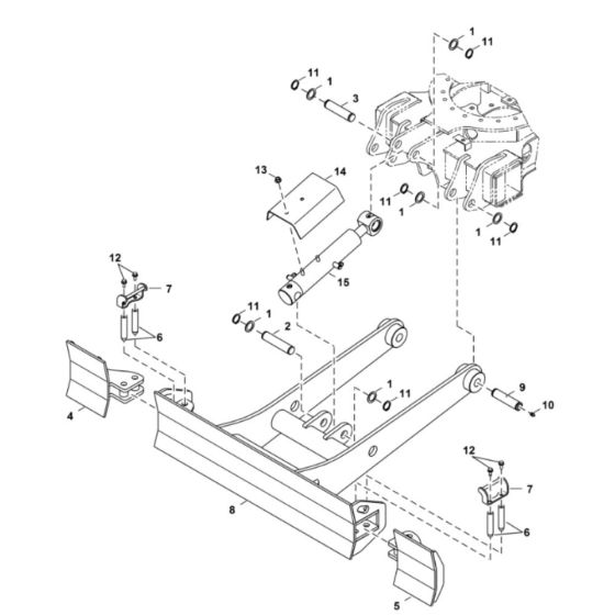 Blade Assembly for BobCat E20Z