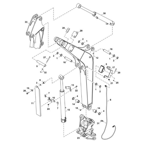 Boom Assembly for BobCat E26