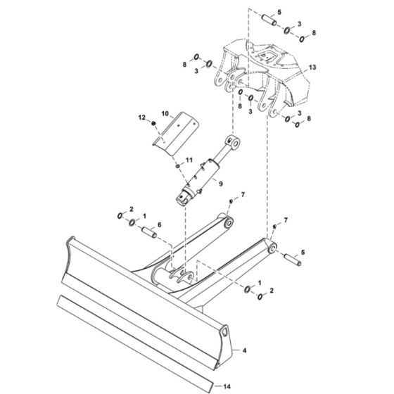 Blade Assembly for BobCat E26