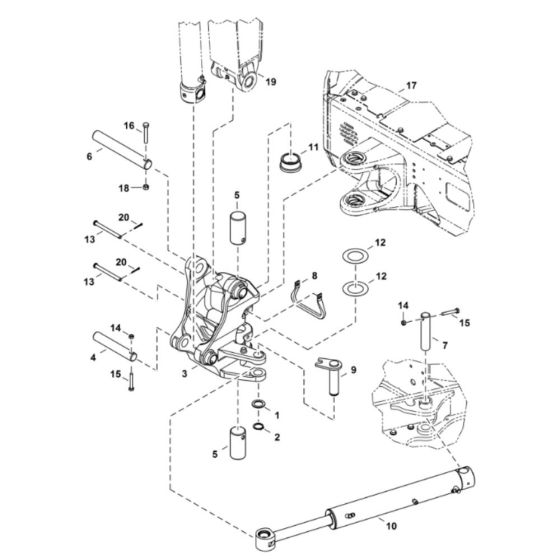 Boom Swing Frame for BobCat E26