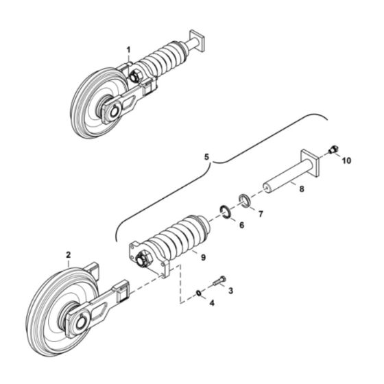 Track Tensioner & Idler Assembly