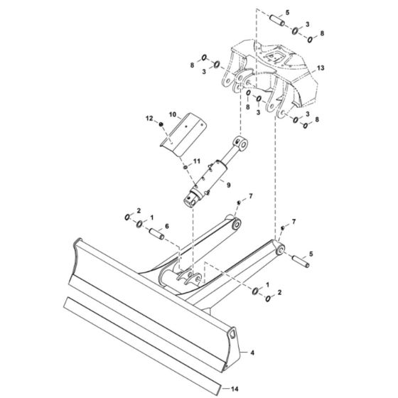 Blade Assembly for BobCat E26