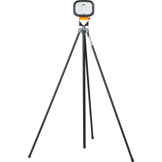 LED 3000 Floodlight With Swing Leg Tripod 3M H07RNF Rubber Cable 240V