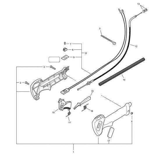 Throttle Lever for ECHO EA-410