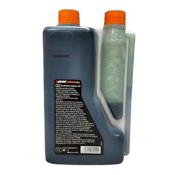 Echo Power Blend 2-Stroke Oil - 1L with Measure