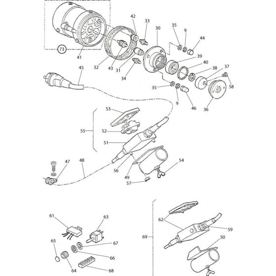 Electric Main Assembly-2 for Belle Easy Screed 200 Screed