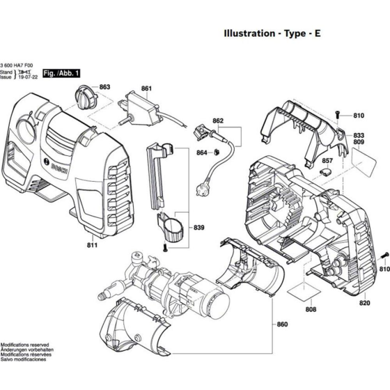 Washer Assembly for Bosch 110