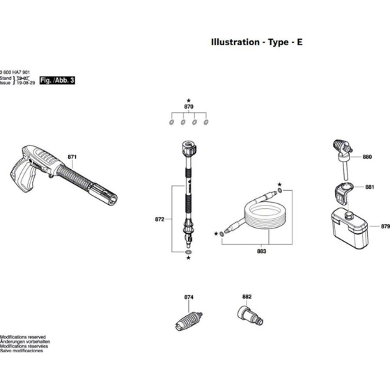 Washer Assembly for Bosch EasyAquaTak