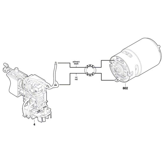 Cordless Drill Assembly for Bosch EasyDrill 1200