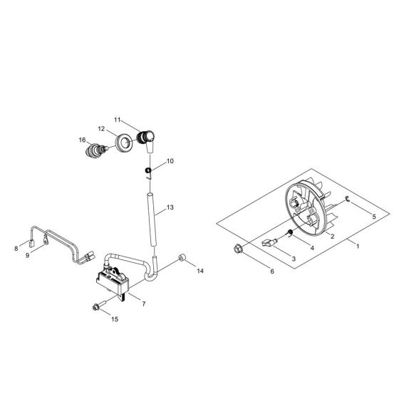 Magneto for Shindaiwa EB221S