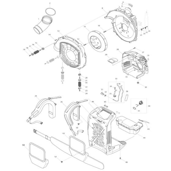 Fuel Tank Housing for Makita