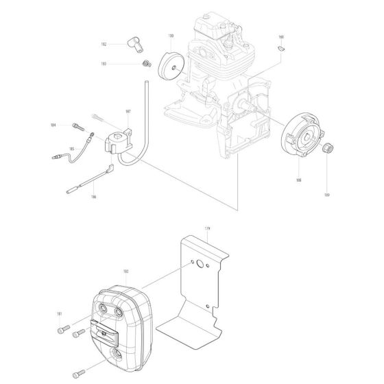 Muffler Assembly for Makita