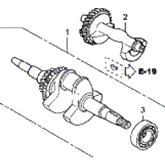 Crankshaft Assembly for Honda EC5000 Generator