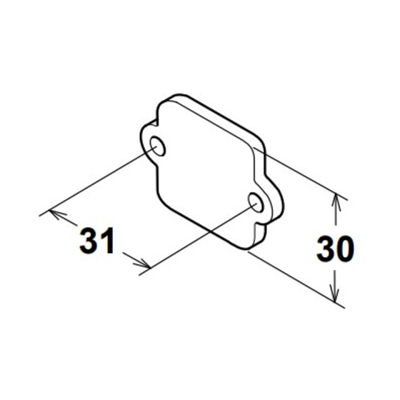 Pressure Test Plug for ECHO Machines - OEM No. 89782716131
