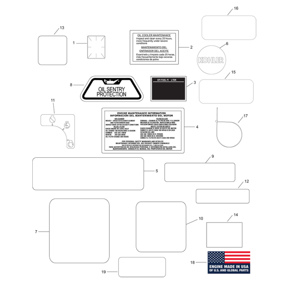 Identification for Kohler ECH650 Engines