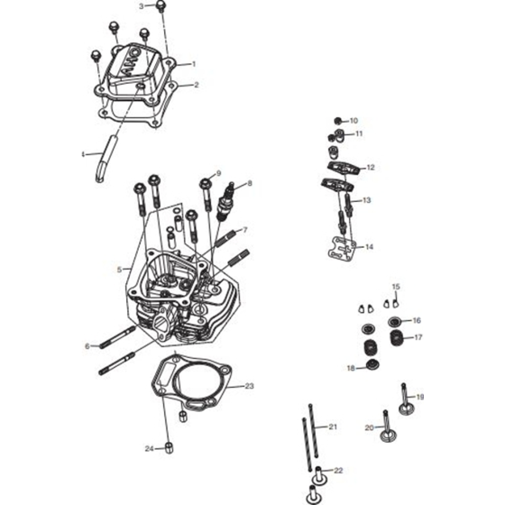 Rotator Assembly for Makita EG2250A Generators