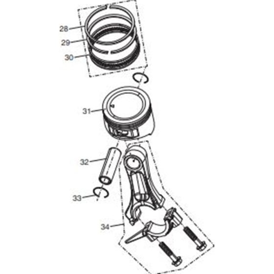 Sub Assembly Assemblyfor Makita EG2850A Generators