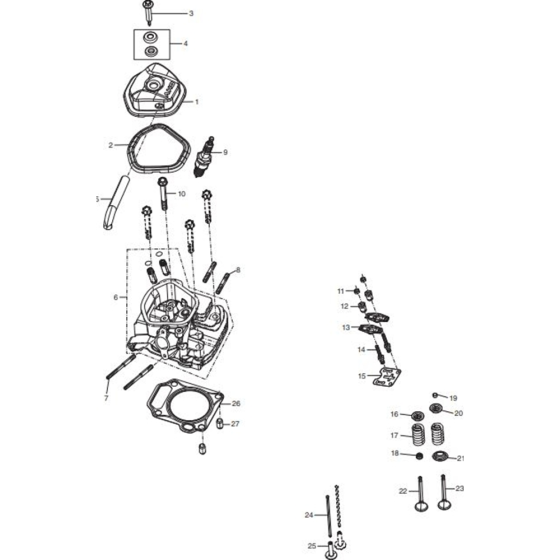 Sub Assembly for Makita EG5550A Generators