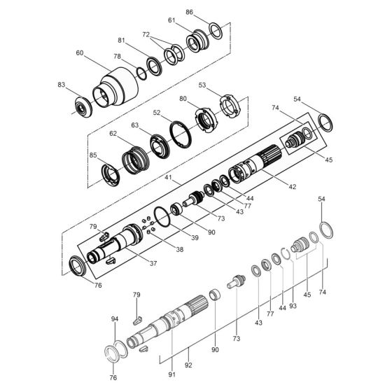 Striking Mechanism for Wacker EH 6
