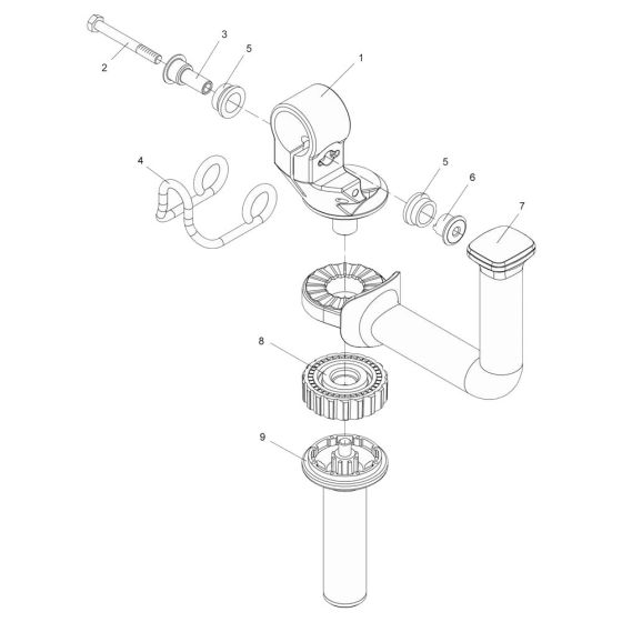 Handle Assembly for Wacker EH 9