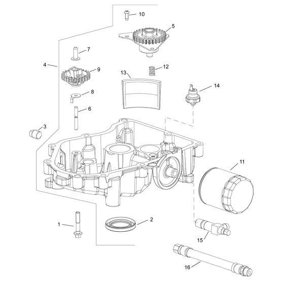 Lubrication for Kohler EKT740 Engines