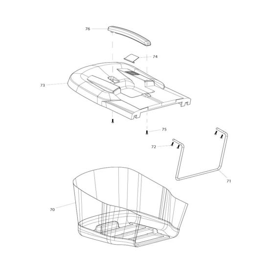Grass Catcher for Makita ELM3311