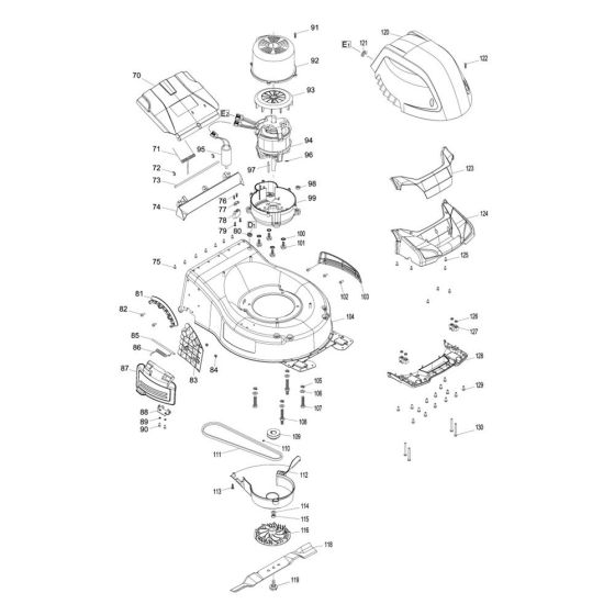 Deck and Motor Assembly