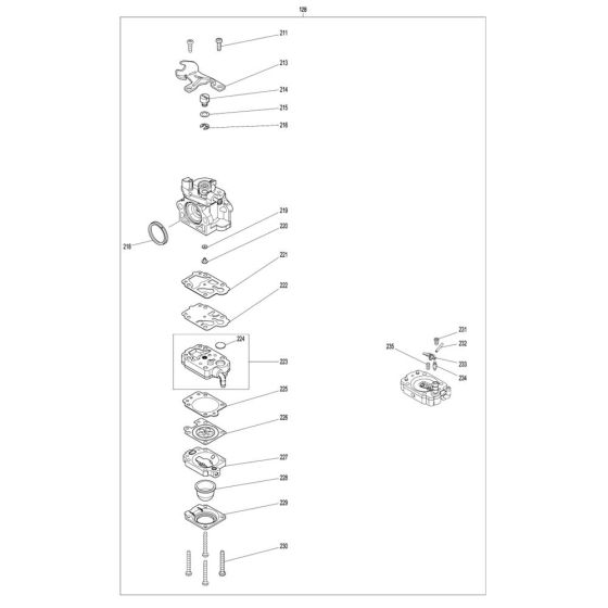 Carburettor Assembly for Makita
