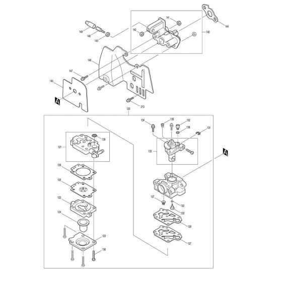 Carburettor Assembly for EM4251