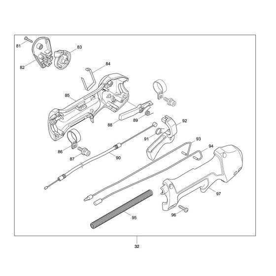 Lever Assembly for Makita