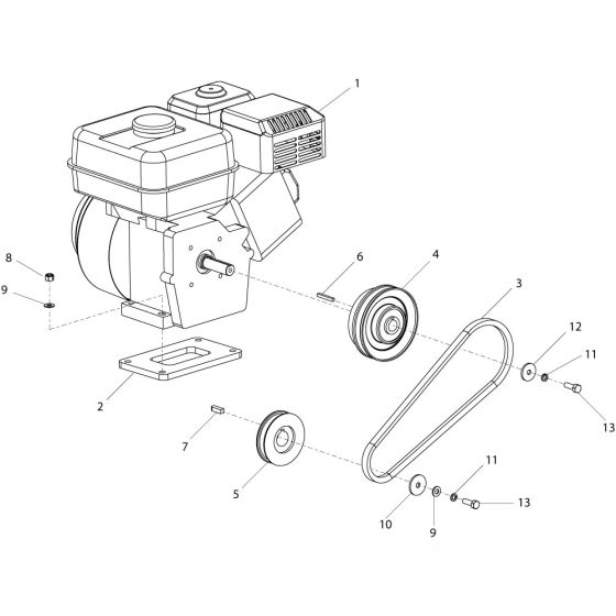 Engine & Drive Kit for PCX20A