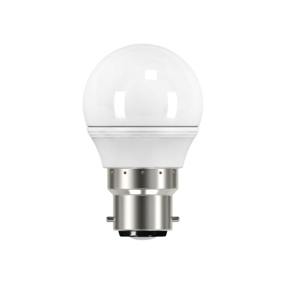 Energizer LED BC (B22) 470 lm 5.2W Opal Golf Non-Dimmable Bulb (Warm White) - OEM No. S8838