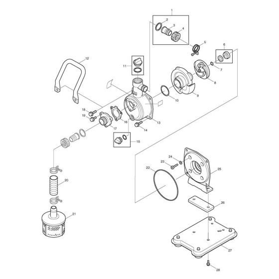 Pump, Strainer Assembly