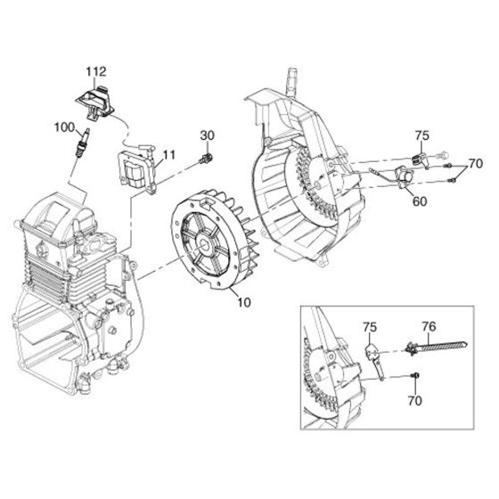 Electric Device Assembly for Robin / Subaru ER12 Engines