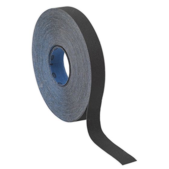 Emery Roll Blue Twill 25mm x 25mtr 80Grit Sealey Part No. ER252580