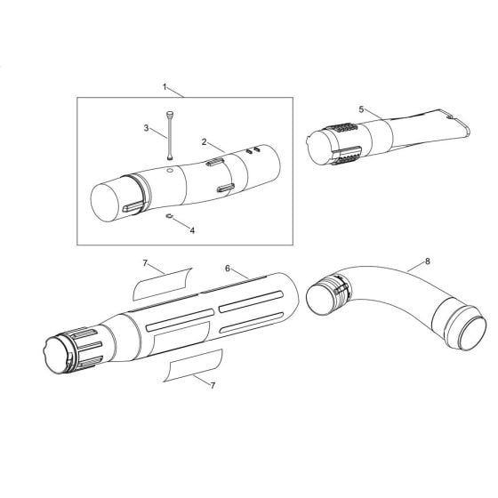 Pipe for ECHO ES-250ES Handheld Blower