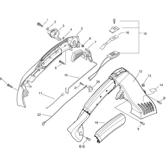 Handle for ECHO ES-255ES Handheld Blower