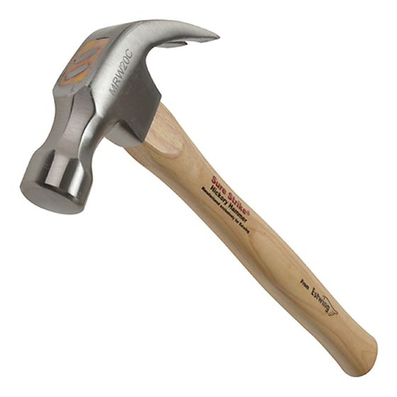 EMRW20C Surestrike Claw Hammer Curved 560g (20oz) by Estwing - EMRW20C